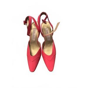 Karen Scott Simone Pink Leather Heels Size US 7.5B